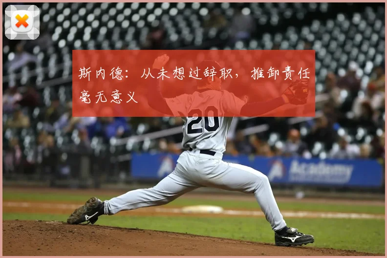 斯内德:从未想过辞职,推卸责任毫无意义
